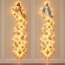 Luminária de Parede Natalina Nuvem Iluminada – Decoração de Natal 2,80 m