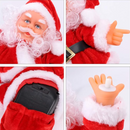 Papai Noel Dançante e Cantante com Música — Decoração de Natal Divertida
